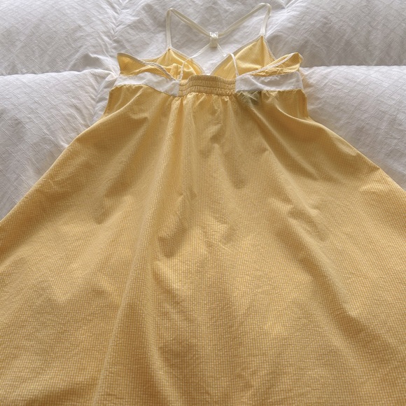 Vintage Gant Yellow & White Mini-Check Sundress - Picture 8 of 10